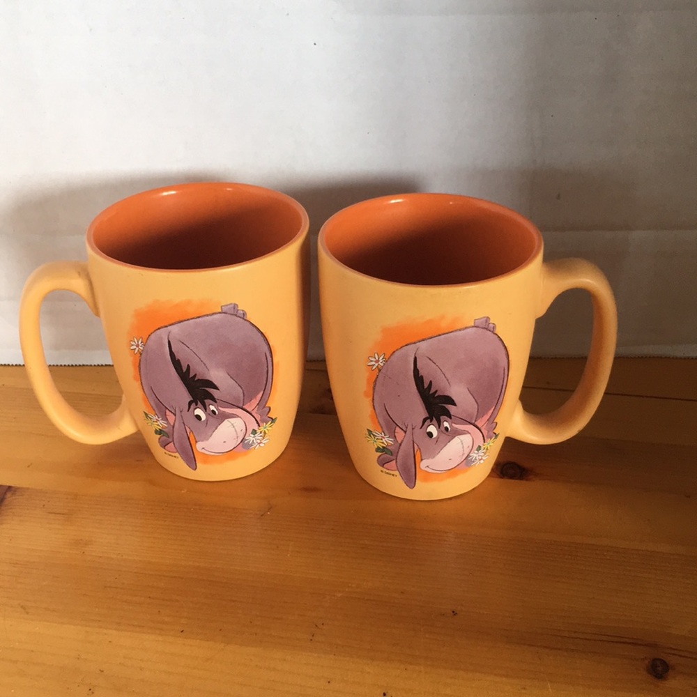 Disney Store Eyeyore Mug Bundle (2) 20 oz